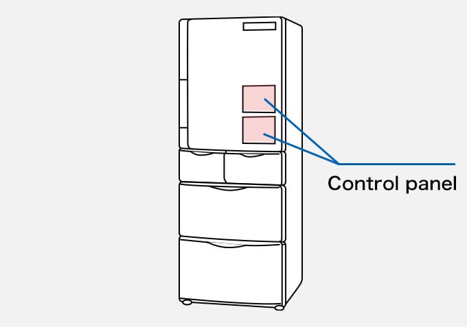 Refrigerator Control panel