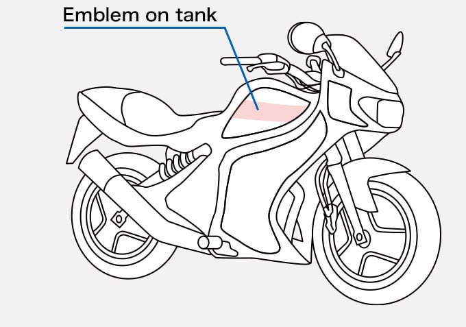 Motorbike Emblem on tank